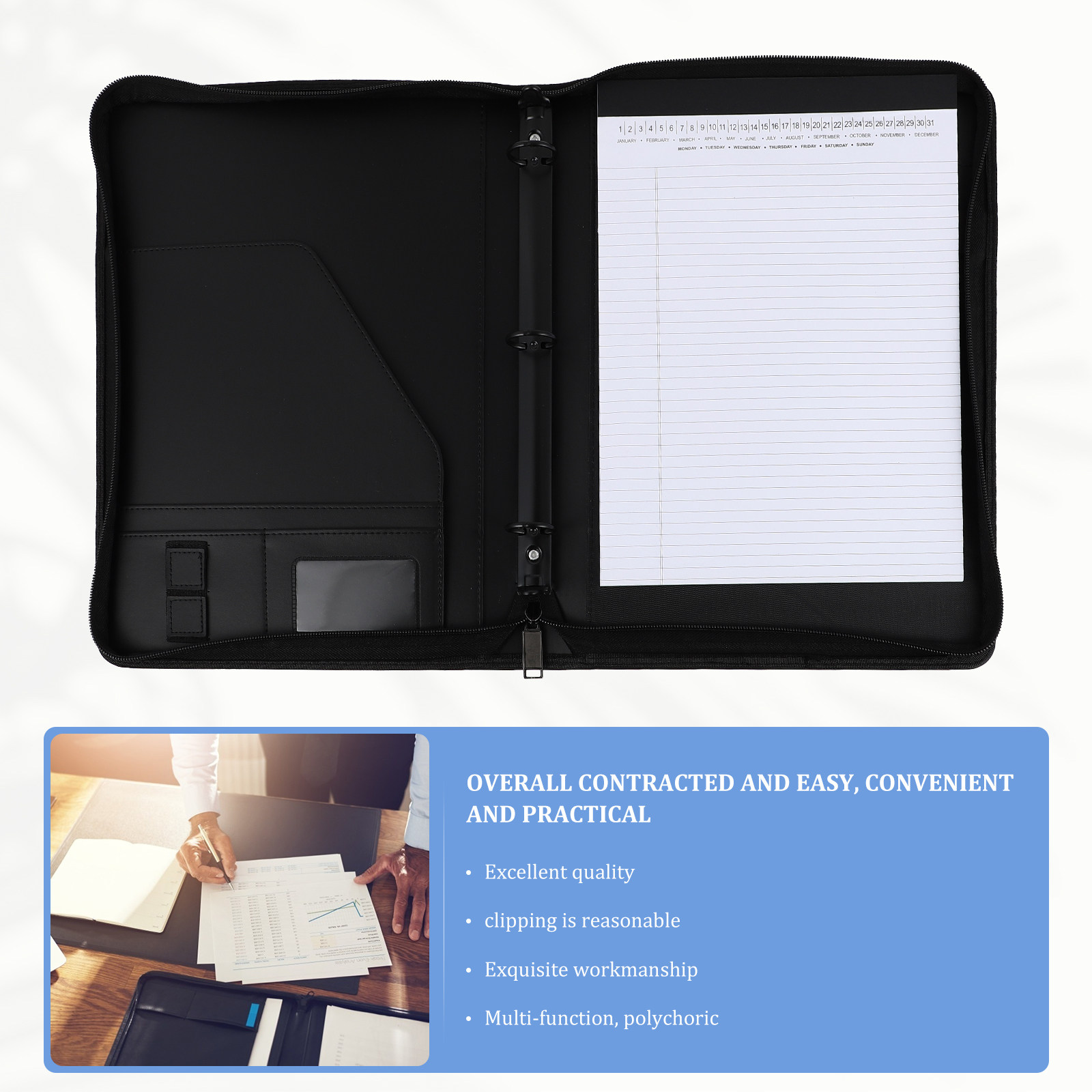 Desk Setup For Studying - 1Pcs Premium Wear-Resistant A4 File Folder