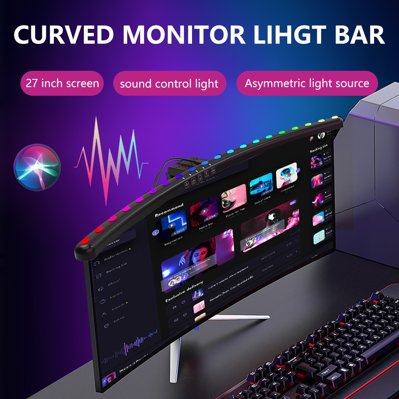 RGB Light Bar Monitor Smart Wi - Desk Room Setup 评论和价格