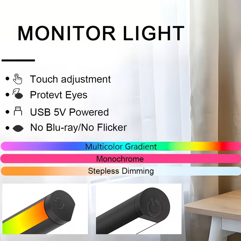 LED Monitor Light Bar 30cm 40c - Desk Setup For Studying 评论和价格