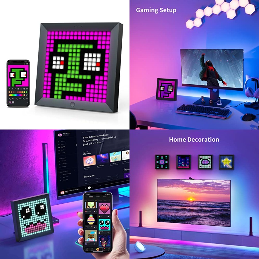 LED Light Pixel Display Panel  - Desk Room Setup 评论和价格
