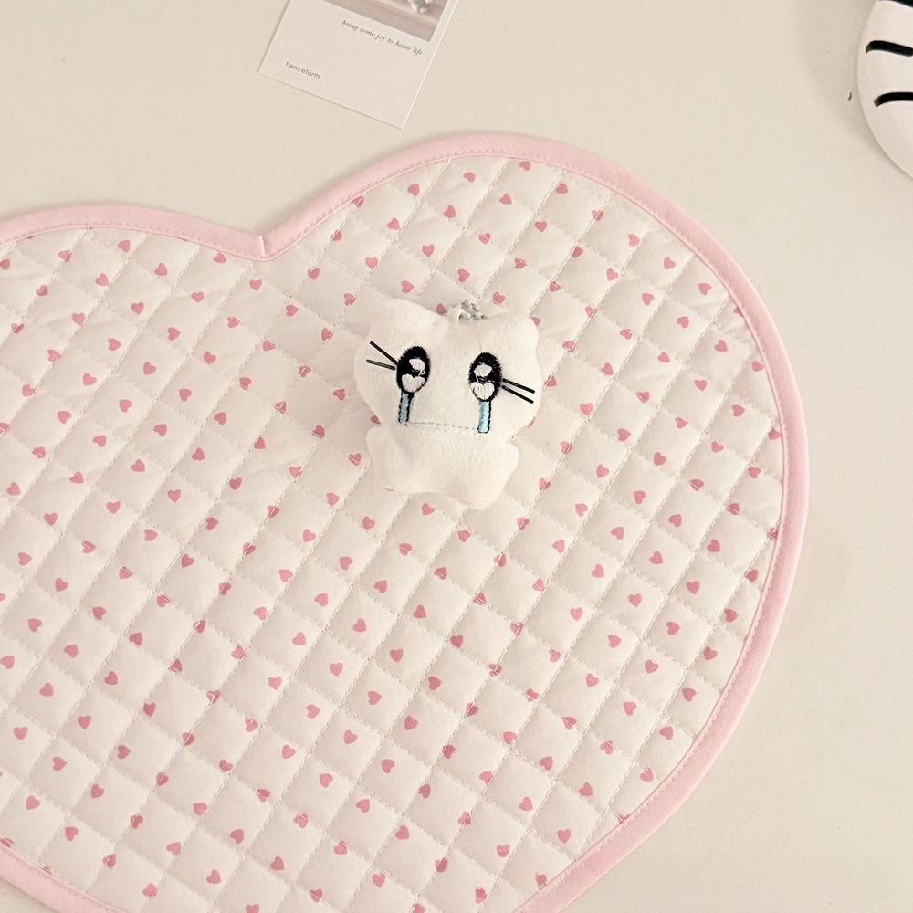 Y2k Pink Love Quilted Japanese - Desk Setup Japan 评论和价格