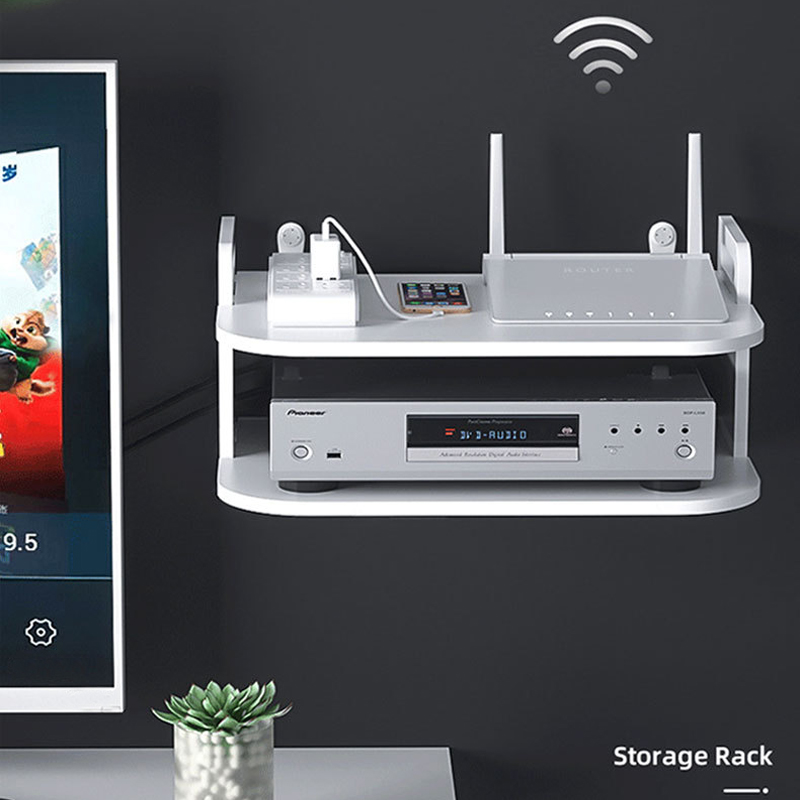 Wall-Mounted Router Cable Orga - Desk Room Setup 评论和价格