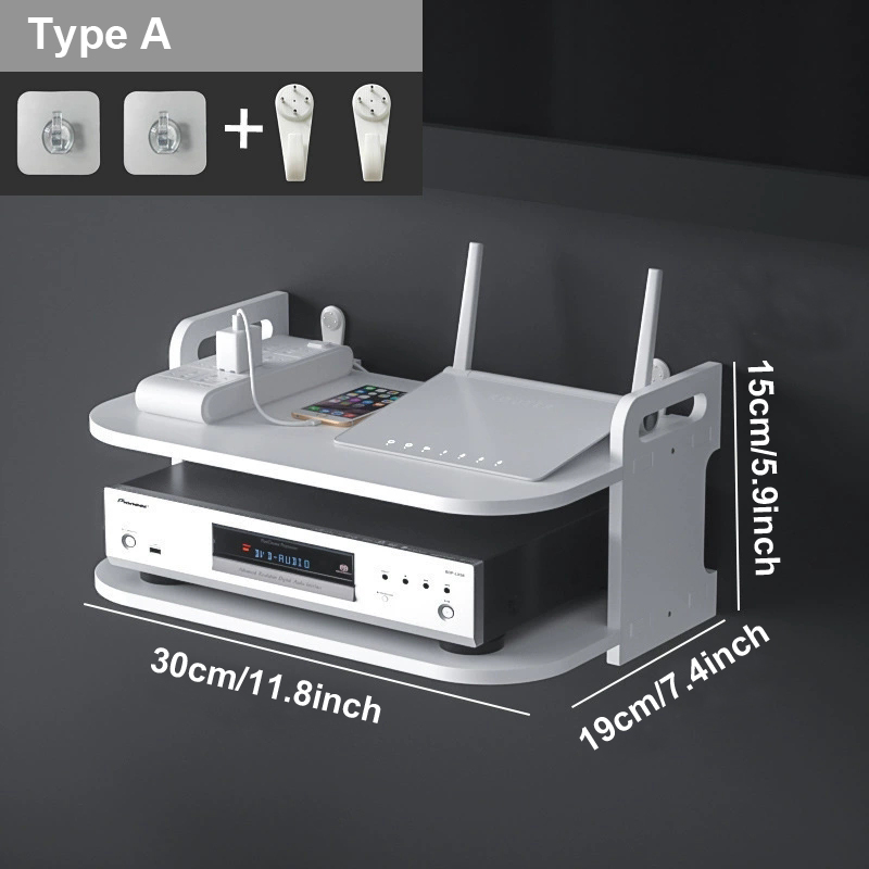 Wall-Mounted Router Cable Orga - Desk Room Setup 评论和价格