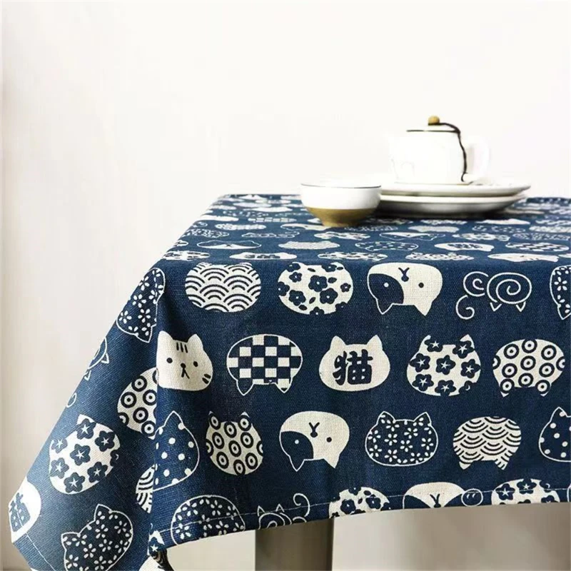 Ins Tablecloth Cotton Linen Ar - Desk Setup Japan 评论和价格