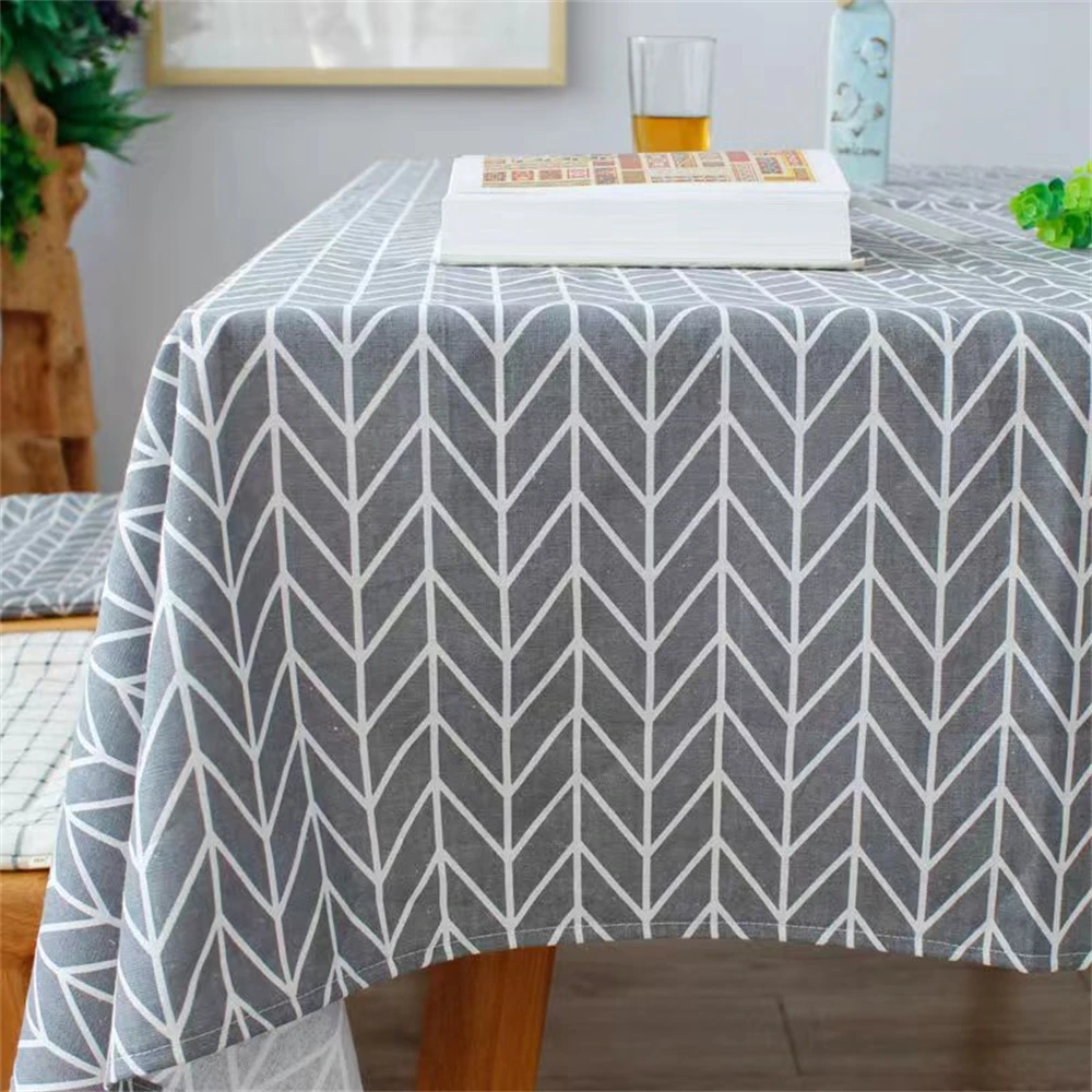 Ins Tablecloth Cotton Linen Ar - Desk Setup Japan 评论和价格
