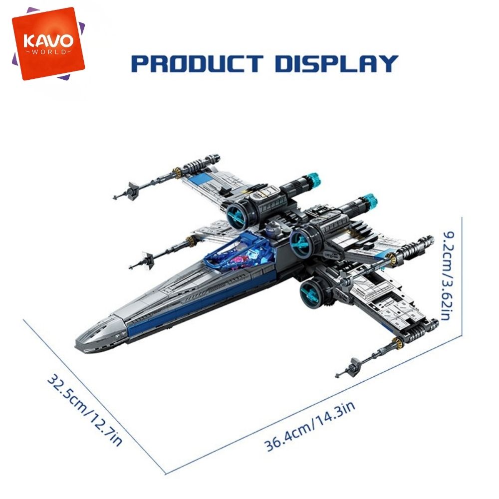 KAVOWORLD 1271pcs Sci-Fi Space - Gaming Desk Setup Xbox 评论和价格