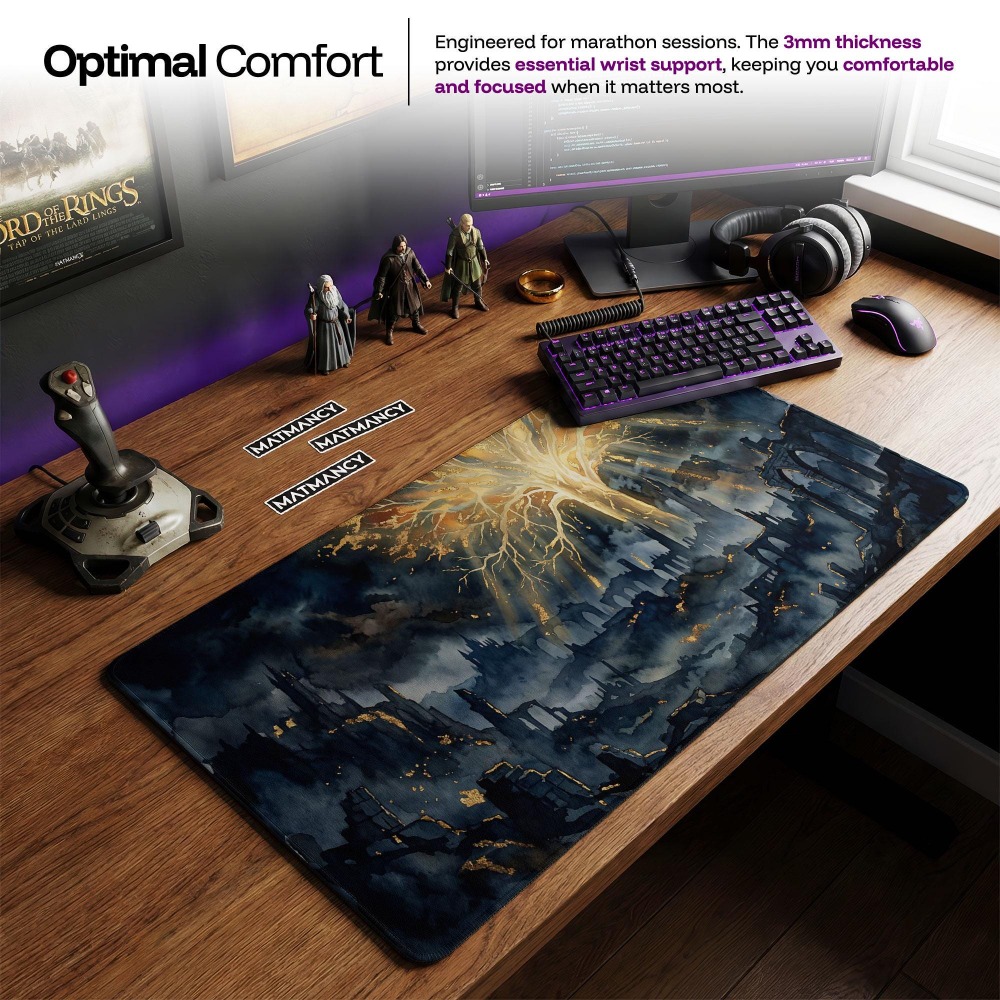 Desk Mat, Dark Fantasy Mouse P - Desk Setup Simple 评论和价格