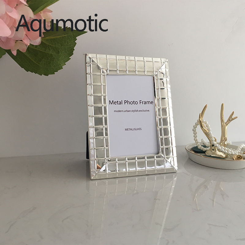 Aqumotic Nordic Iron Photo Fra - Desk Setup Simple 评论和价格