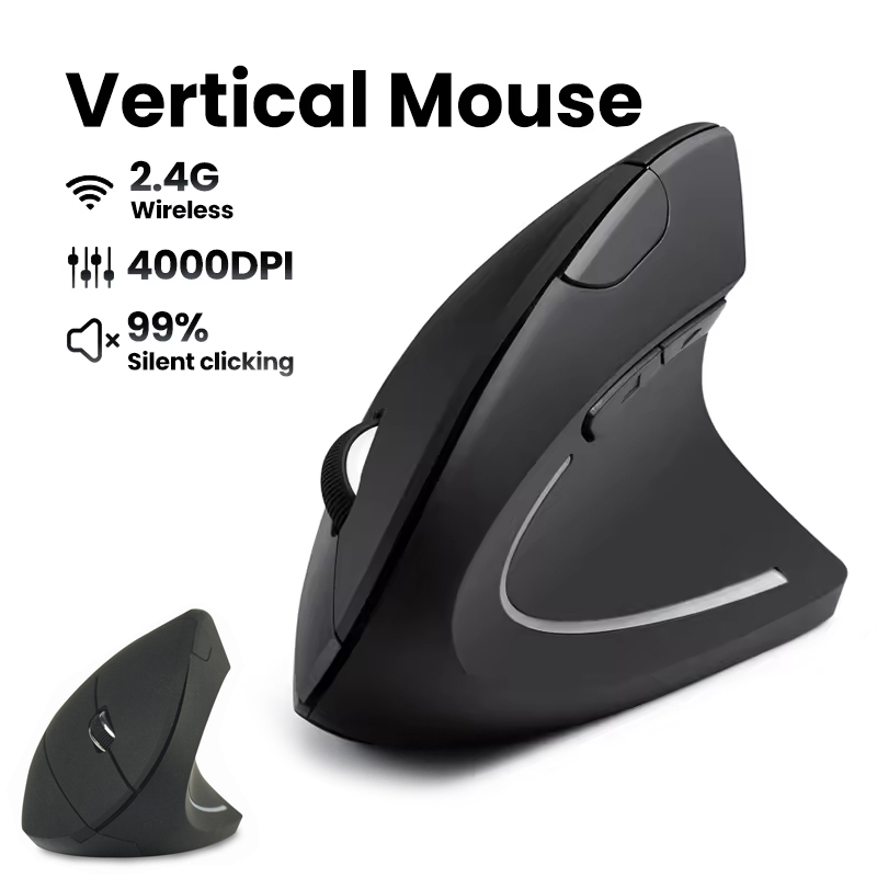 Ergonomic Wireless Mouse 1600  - Desk Setup For Studying 评论和价格