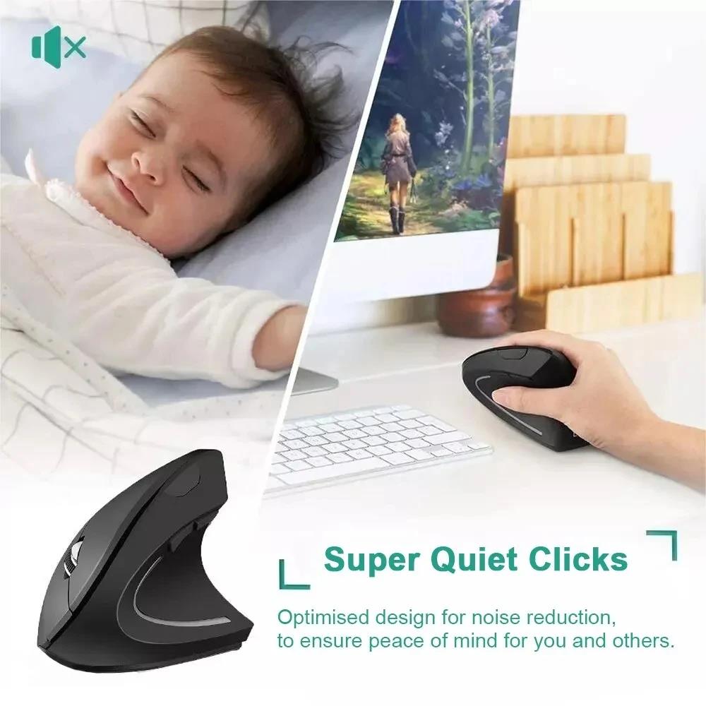 Ergonomic Wireless Mouse 1600  - Desk Setup For Studying 评论和价格