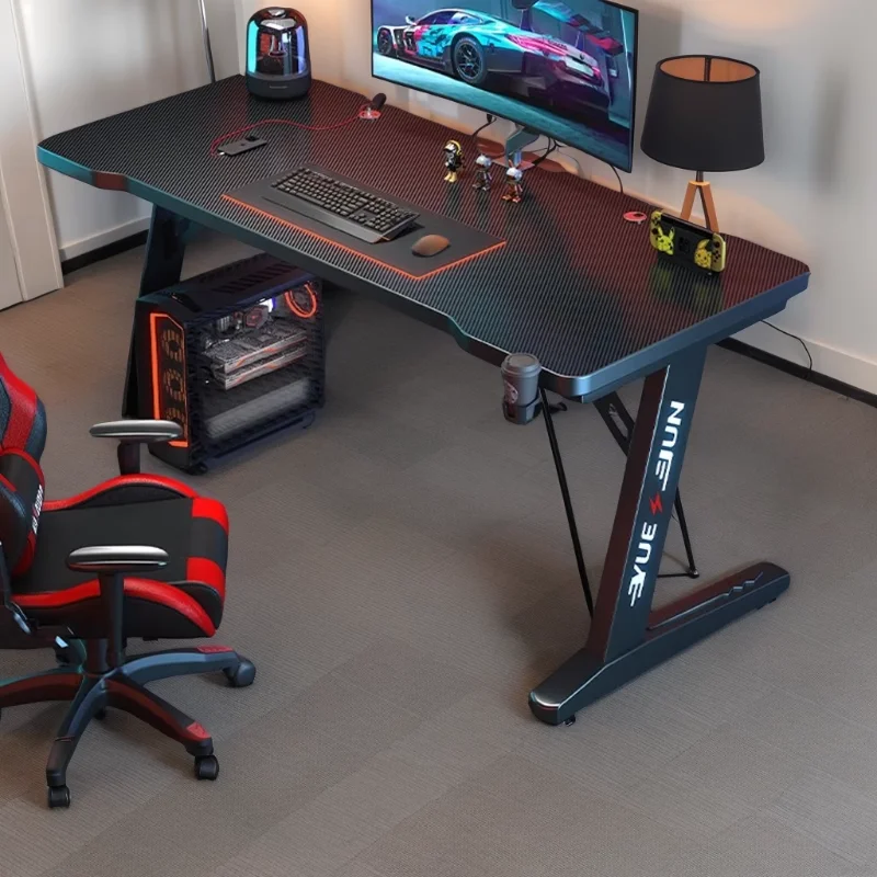 Q Design Black Pc Computer Des - Desk Setup Simple 评论和价格