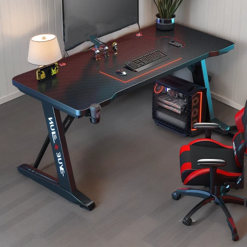 Q Design Black Pc Computer Des - Desk Setup Simple 评论和价格