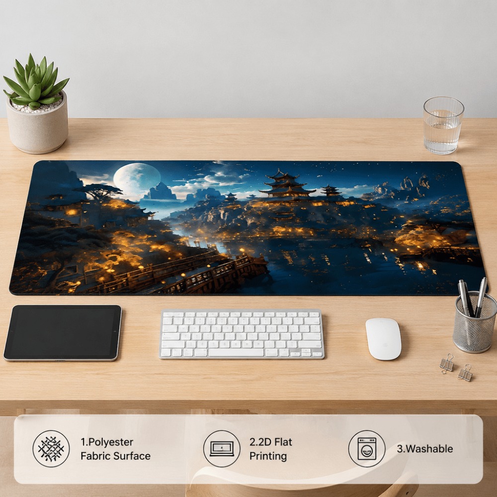 Original fantasy night city mo - Desk Setup Simple 评论和价格