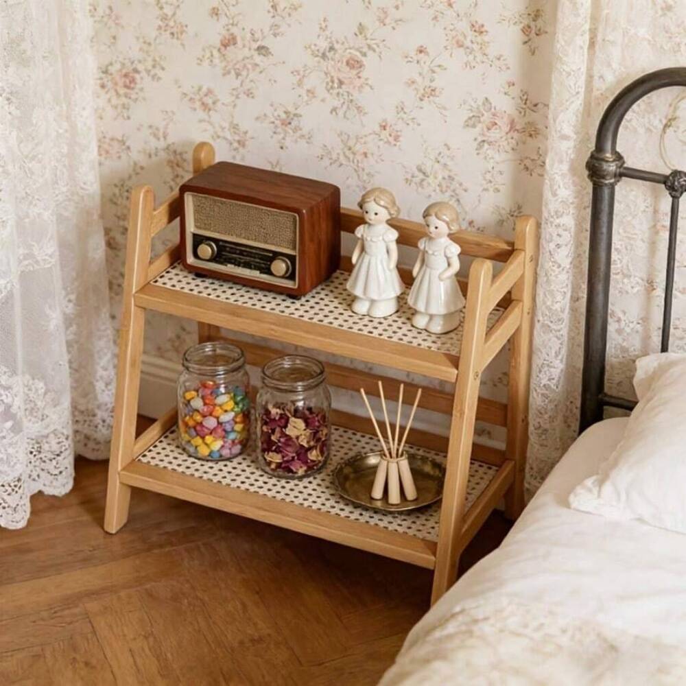 2-Tier Bamboo Countertop Stora - Desk Setup Wood 评论和价格