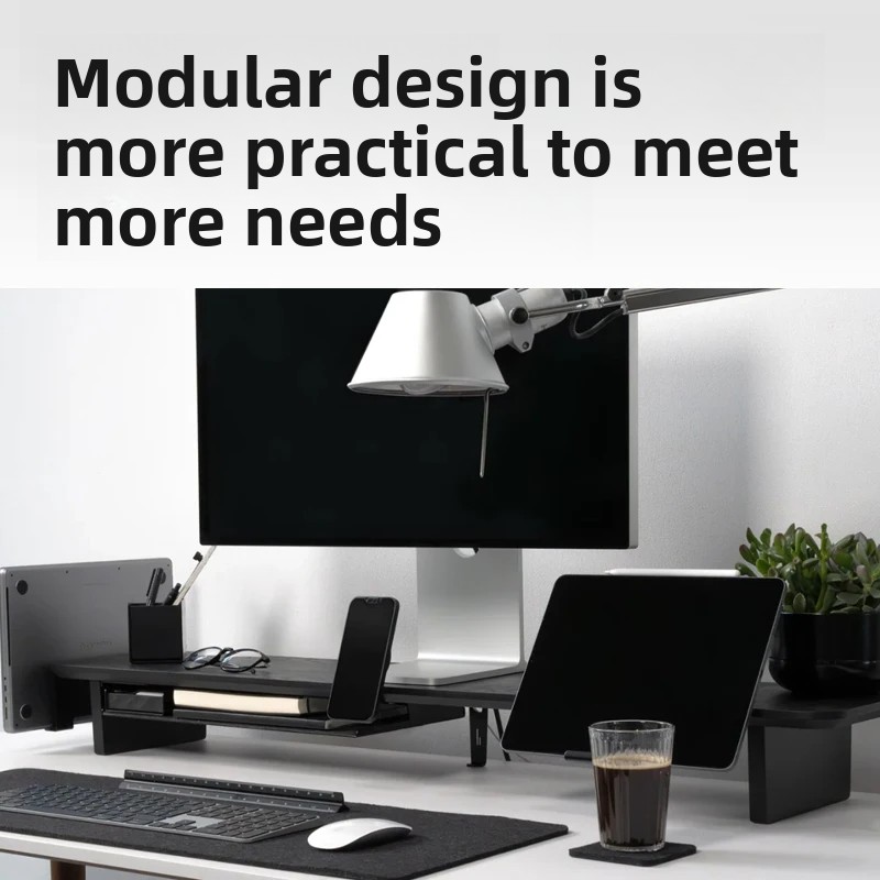 Solid Wood Monitor Riser Stand - Desk Room Setup 评论和价格