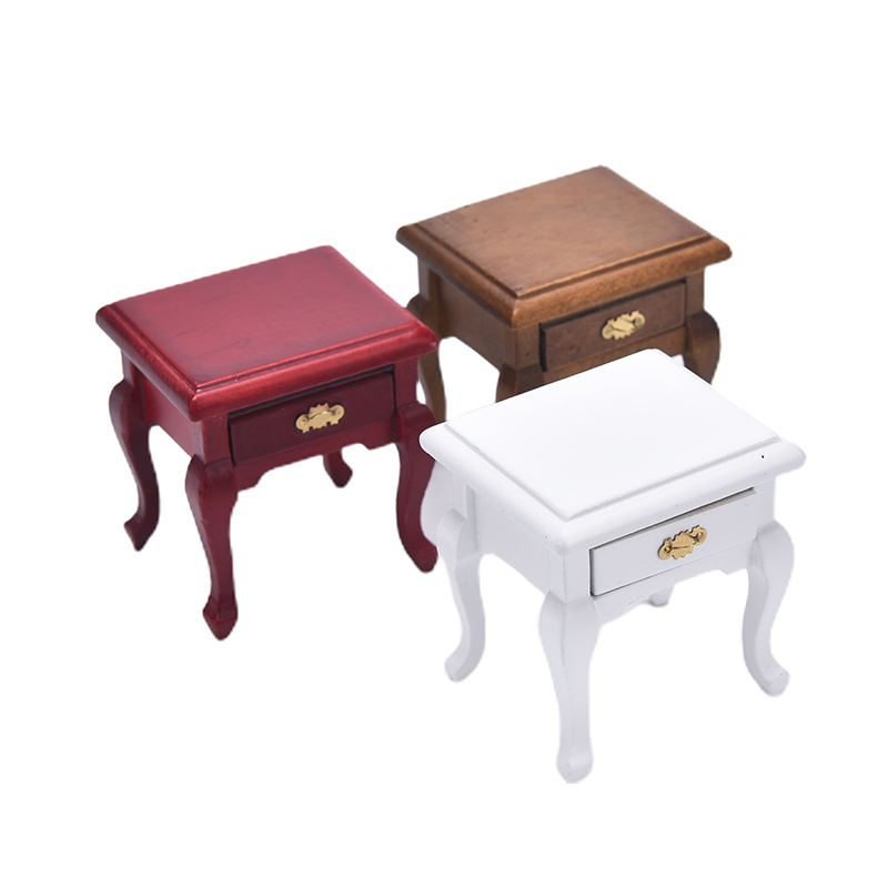 Dollhouse Miniature Furniture  - Desk Setup Wood 评论和价格