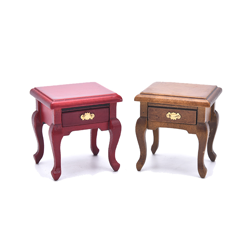 Dollhouse Miniature Furniture  - Desk Setup Wood 评论和价格