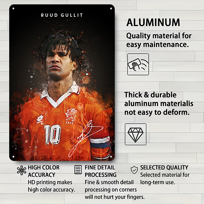 Ruud Gullit Football Player Wa - Desk Room Setup 评论和价格