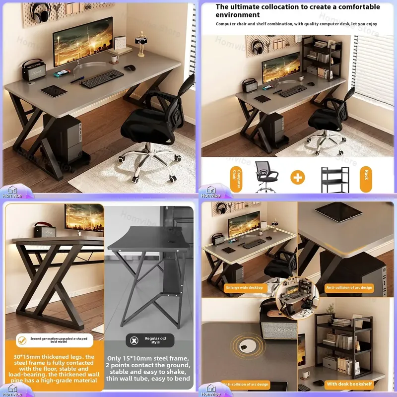 Modern Wooden Computer Desk fo - Desk Setup For Studying 评论和价格