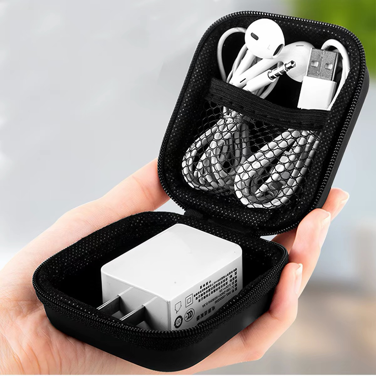 EVA Hard Shell Waterproof Cabl - Cable Box Organizer 评论和价格