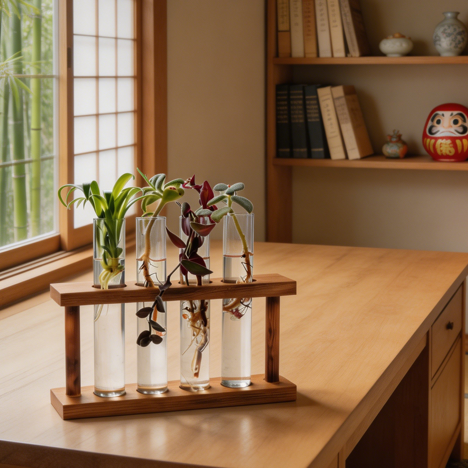 Wooden Plant Propagation Stati - Desk Setup Wood 评论和价格