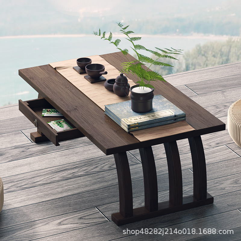 Japanese-style Low Tea Table F - Desk Setup Japan 评论和价格